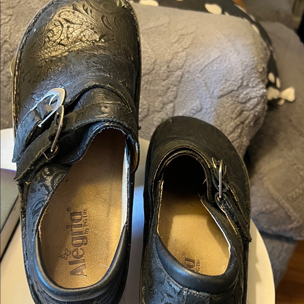 Alegria Black work shoes